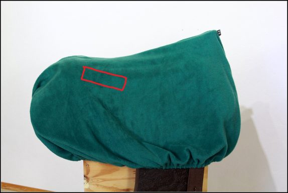 W 9 Sattelschoner Western petrol ,Antipilling Polar Fleece € 30,00