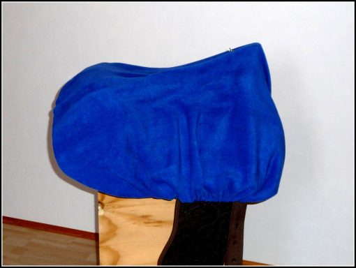 W 7 Sattelschoner Western, royalblau, Antipilling Polar Fleece € 30,00